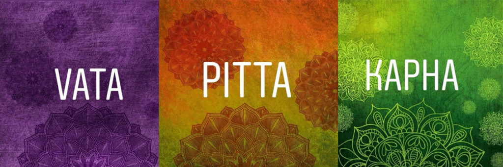 Les 3 énergie, Vata, Pita et Kapha.